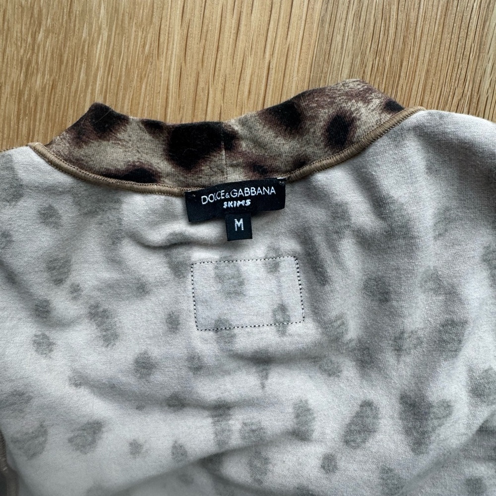 Skims x dolce gabbana Leopard Print Sleeveless Top size medium - Picture 4 of 10